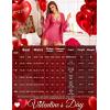 imageRSLOVE Women Sexy Lingerie Set 3 Piece Babydoll ampamp Lace Kimono Robe Strap Chemise Sleepwear Mesh NightgownRose Red