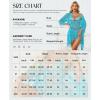 imageRSLOVE Women Sexy Lingerie Set 3 Piece Babydoll ampamp Lace Kimono Robe Strap Chemise Sleepwear Mesh NightgownSky Blue Azure