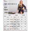 imageRSLOVE Women Lace Kimono Robe Babydoll Chemise Lingerie Bride Robe for Wedding PartyBlack