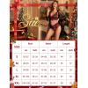 imageRSLOVE Women Sexy Lingerie Set 3 Piece Lace Kimono Robe with Bra and Panty Sheer SleepwearBlack Red