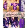 imageRSLOVE Womens Lace Kimono Robe Sexy Babydoll Lingerie Mesh NightgownPurple