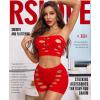 imageRSLOVE Sexy Fishnet Lingerie for Women  Sexy Nighty Cutout Lingerie Set Womens Mesh 2 Piece Babydoll See Through OutfitsRed