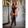 imageRSLOVE Sexy Lingerie Sets for Women Fishnet Bodystocking Exotic Sparkle Rhinestone Mesh Bodysuit with Thigh High StockingsBlack