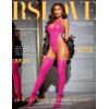 imageRSLOVE Sexy Lingerie Sets for Women Fishnet Bodystocking Exotic Sparkle Rhinestone Mesh Bodysuit with Thigh High StockingsFluorescent Pink