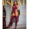 imageRSLOVE Sexy Lingerie Sets for Women Fishnet Bodystocking Exotic Sparkle Rhinestone Mesh Bodysuit with Thigh High StockingsWine Red