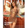 imageRSLOVE Womens Fishnet Lingerie Mesh Chemise Babydoll Bodysuit Lace Smock Lingerie for WomenBrown