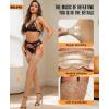 imageRSLOVE Womens Lace Top Thigh High Sheer Stockings Antiskid Silicone Ultra Shimmery PantyhoseBeige