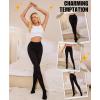 imageRSLOVE 80D Tights for Women Opaque  Womens Tights Soft Solid Color Footed Tights High Waist PantyhoseBlack