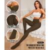 imageRSLOVE 80D Tights for Women Opaque  Womens Tights Soft Solid Color Footed Tights High Waist PantyhoseCoffee