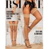 imageRSLOVE Lace Top Fishnet Thigh High Stockings  Sexy Stockings for Women Antiskid Silicone Stay Up PantyhoseBeige