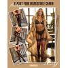 imageRSLOVE Lace Top Thigh High Stockings with Antiskid Silicone Stay Up Silky Semi Sheer Pantyhose Sexy Lingerie for WomenBlack