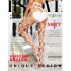 imageRSLOVE Sexy High Waist Tights Fishnet Stockings for Womens Patterned Thigh High Suspenders Pantyhose One SizeWhite