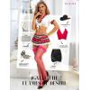 imageRSLOVE Womens Fishnet Thigh High Stockings Sexy Sheer Exotic Elastic Hosiery TightsFluorescent Pink