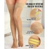 imageRSLOVE Womens Thigh High Stockings  Silicone Lace Top Sheer Over Knee Stocking Sexy Silky PantyhoseSkin