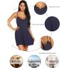 imageRSLOVE Lingerie for Women Lace Chemise Full Slip Sleepwear Sexy Babydoll NightgownBlue