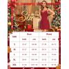 imageRSLOVE Lingerie for Women Lace Chemise Full Slip Sleepwear Sexy Babydoll NightgownWine Red