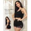 imageRSLOVE Pajamas Set Womens VNeck Sleeveless Sleepwear PJ Set Soft Lace Cami Set with Short Pants NightwearBlack