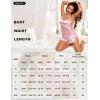 imageRSLOVE Women Pajama Set Sleepwear  Satin Pajamas Silk V Neck Cami and Shorts Pjs 2 Piece Womens Sexy Lace Lounge NightwearPink