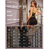 imageRSLOVE Womens Lingerie Sexy Nightgown Lace Babydoll Deep V Chemise Side Slit Nightie SleepwearBlack