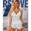 imageRSLOVE Womens Pajama Sets Lace Lingerie Sets 2 Piece Cami Shorts Set PJ Set Sleepwear NightwearWhite