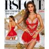 imageRSLOVE Babydoll Lingerie for Women Lace Chemise Sexy Nightgown Sleepwear DressRedwhite