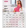 imageRSLOVE Babydoll Lingerie for Women Lace Chemise Sexy Nightgown Sleepwear DressRose Red