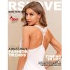 imageRSLOVE Lingerie For Women Lace Nightgown Sexy Sleepwear Full Slip Babydoll VNeck Chemises DressWhite