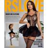 imageRSLOVE Sexy Babydoll Lingerie  3 Piece Exotic Lingerie Sets Fishnet Teddy Bodysuit with Thigh High Stockings and Mini SkirtBlack