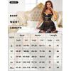 imageRSLOVE Sexy Lingerie for Women  Sexy Babydoll Lace Nightdress Mesh Chemise Underwire Teddy Lingerie with Garter BeltBlack