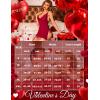 imageRSLOVE Women Lingerie Sexy Chemise Lace Babydoll Side Split Full Slip Nightgown Modal Sleepwear NightyRed