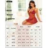 imageRSLOVE Women Sexy Babydoll Lingerie  Lace Sheer Mesh Sleepwear Polka Dots Bridal Chemise Nightie DressWine Red