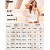 imageRSLOVE Womens Lingerie Sexy Nightgown  Satin Lace Babydoll Deep V Chemise Full Slips Nightie SleepwearWhite