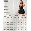 imageRSLOVE Womens Lingerie Sexy Nightgowns  Lace Babydoll Sexy Chemise Strappy Sleepwear Exotic Sleep DressBlack