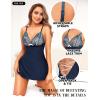 imageRSLOVE Womens Lingerie Sexy Nightgowns  Lace Babydoll Sexy Chemise Strappy Sleepwear Exotic Sleep DressRoyal Blue