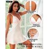 imageRSLOVE Womens Lingerie Sexy Nightgowns  Lace Babydoll Sexy Chemise Strappy Sleepwear Exotic Sleep DressWhite