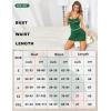 imageRSLOVE Womens Lingerie Sexy Nightgowns Lace Babydoll Chemise Strappy Sleepwear Sleep DressDark Green