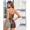 imageRSLOVE Womens Lingerie Sexy Nightgowns Lace Babydoll Chemise Strappy Sleepwear Sleep DressGray