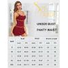 imageRSLOVE Womens Lingerie Sexy Nightgowns Lace Babydoll Chemise Strappy Sleepwear Sleep DressWine Red