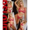 imageRSLOVE Womens Lingerie Sets Sexy  Lace Underwire Bra and Panty Sets for Women 2 Piece Push Up Lingerie for WomenRed