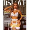 imageRSLOVE Womens Lingerie Sets with Garter Belt 3 Piece Sexy Lace High Waist Bra and Panty Set Push Up Exotic SleepwearWhite