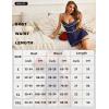 imageRSLOVE Lace Babydoll Lingerie for Women  Sexy Chemise V Neck Sleepwear Mesh Nightgown Strap Boudoir Nightwear with GarterBlue