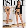 imageRSLOVE Fishnet Stockings for Women  Sexy Thigh High Fishnets High Waist Garter Belt Silicone Suspender PantyhoseSkin