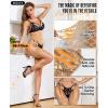 imageRSLOVE Fishnet Stockings for Women  Sexy Thigh High Fishnets High Waist Garter Belt Silicone Suspender PantyhoseSkin