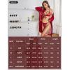 imageRSLOVE Women Sexy Lingerie Set  3 Piece Bra and Panty Sets with Lace Kimono Robe Sheer Sleepwear Mesh NightgownWine Red
