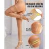 imageRSLOVE Womens Thigh High Stockings  Silicone Lace Top Sheer Stocking Sexy Bow Suspenders PantyhoseSkin