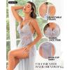 imageRSLOVE Women Lingerie Babydoll Sexy Nightgown Lace Chemise Exotic Sleepwear NightySky Blue