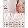 imageRSLOVE Women Sexy Babydoll Lingerie Lace Nightgowns Nighty Mesh Sleepwear Wedding Lingerie For BrideLight Purple