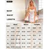 imageRSLOVE Women Sexy Babydoll Lingerie Lace Nightgowns Nighty Mesh Sleepwear Wedding Lingerie For BrideWhite