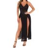 imageRSLOVE Women Lingerie Babydoll Sexy Nightgown Lace Chemise Exotic Sleepwear NightyBlack