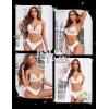 imageRSLOVE Lingerie for Women Sexy Floral Lace Bra and Panty Sets Two Piece BabydollWhite